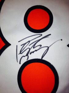 autographed peyton manning broncos jersey