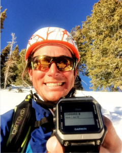 Aaron Rice with 2.5 million feet on GPS