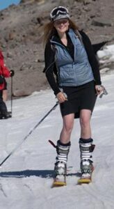 Madelline Cecilia skirt-skiing